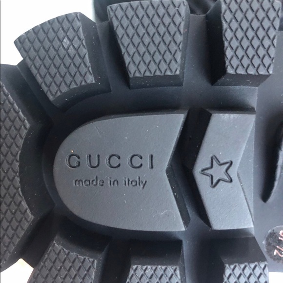 Gucci frances GG Matelssse platform combat boot - Picture 12 of 13